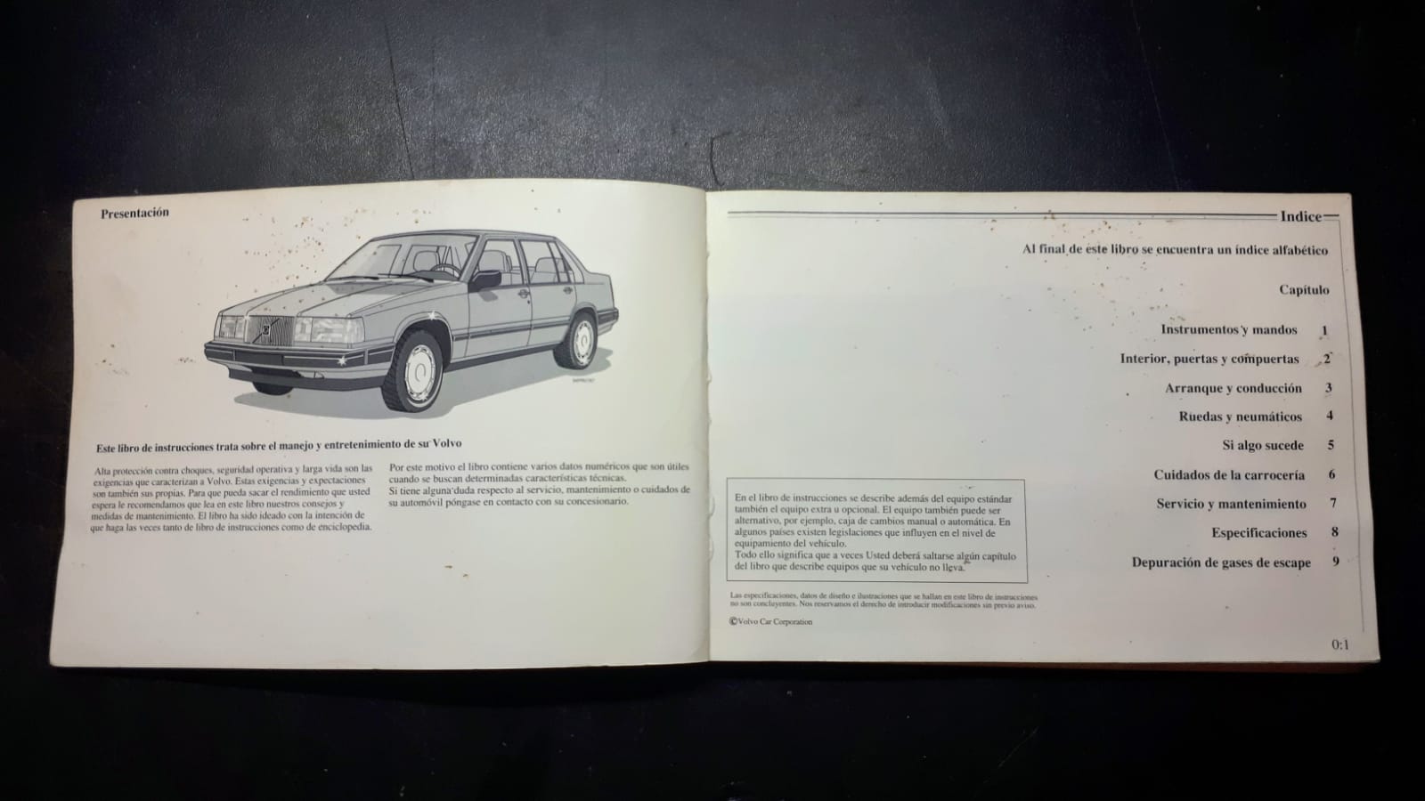 Manual de usuario Volvo 940 – Cat Classics Garage